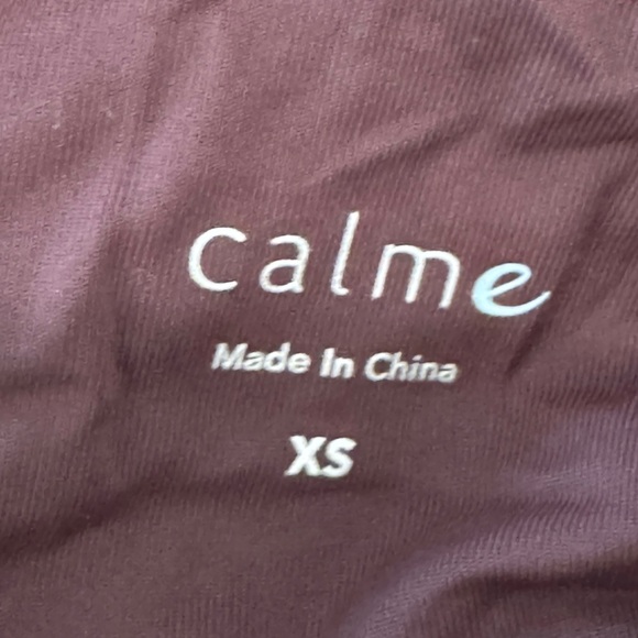 NWT JOHNNY WAS CALME Burgundy Strappy CROP sports Bra - Picture 7 of 8